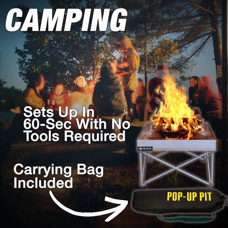 Fireside Outdoor Pop-Up Pit