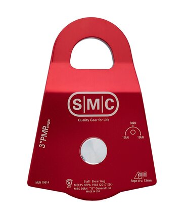 SMC 3" Single Aluminum Prusik Minding Pulley "PMP"