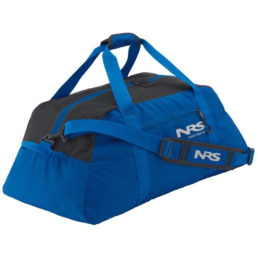 NRS Purest 40 L Blue Mesh Duffel Bag - Closeout*