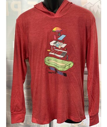 UWG MC Rig To Flip Triblend Hooded Shirt - Closeout*