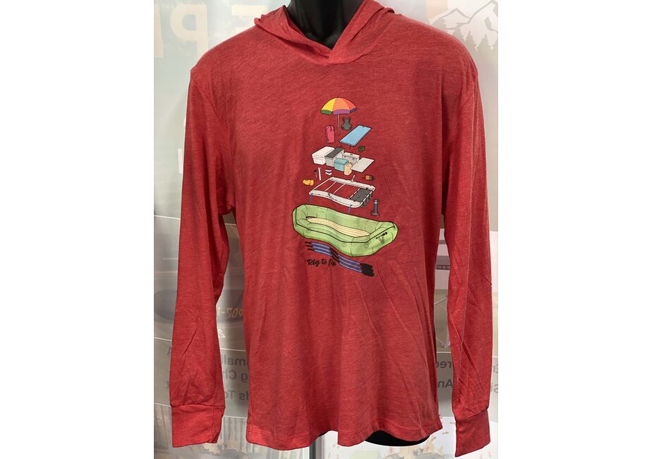 UWG MC Rig To Flip Triblend Hooded Shirt - Closeout*