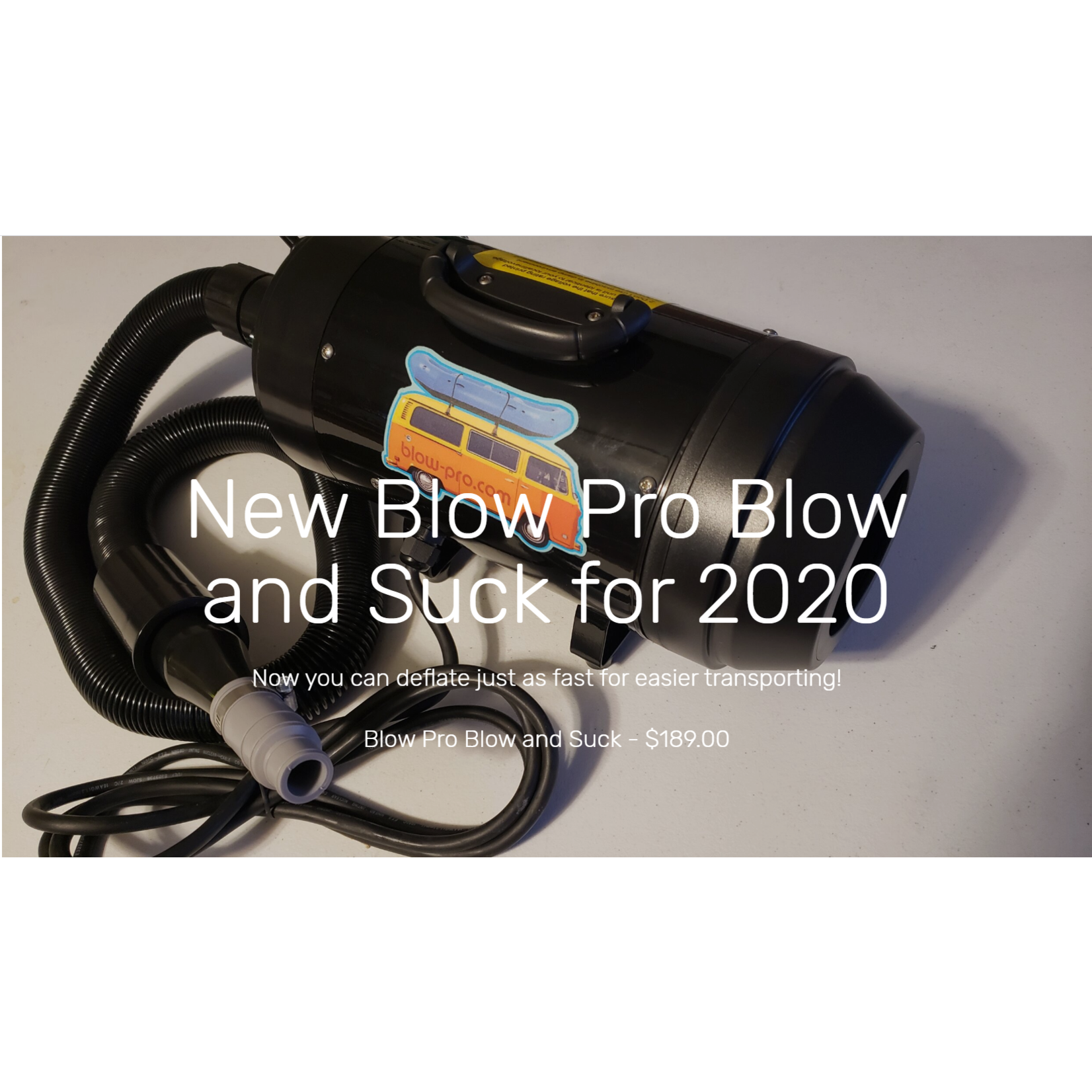 Blow-Pro Blow-Pro Raft Blower Pump and Suck