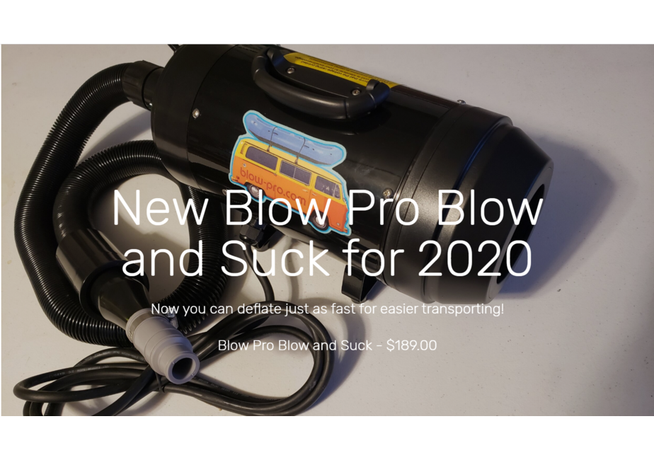 Blow-Pro Raft Blower Pump and Suck