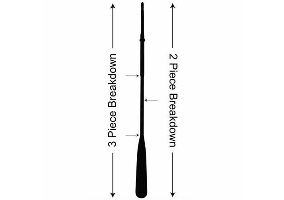 MXS-G Oar Counter Balance Shaft w/Wrap & Stop