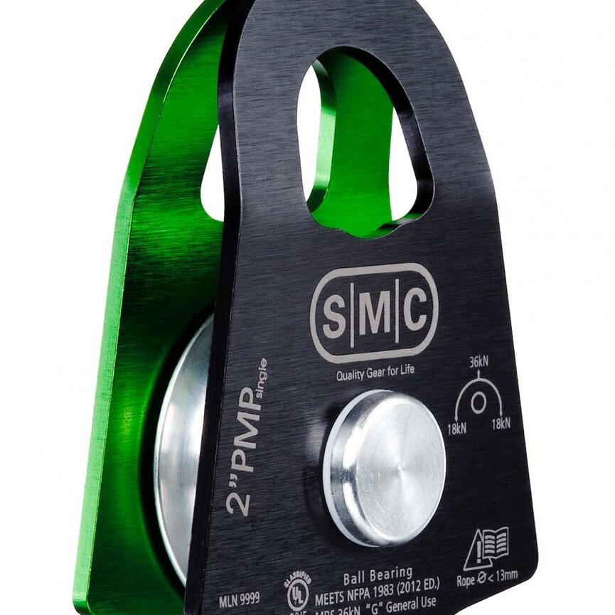 SMC 2" Single Aluminum Prusik Minding Pulley "PMP"
