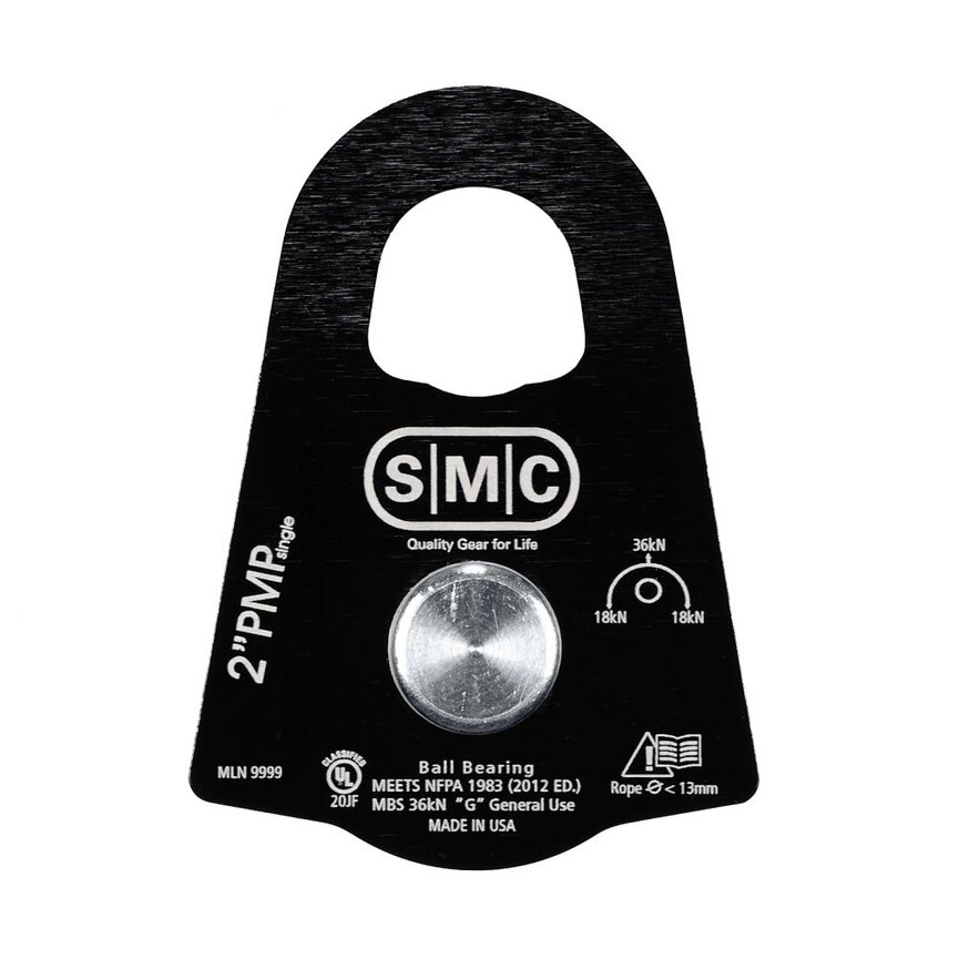 SMC 2" Single Aluminum Prusik Minding Pulley "PMP"