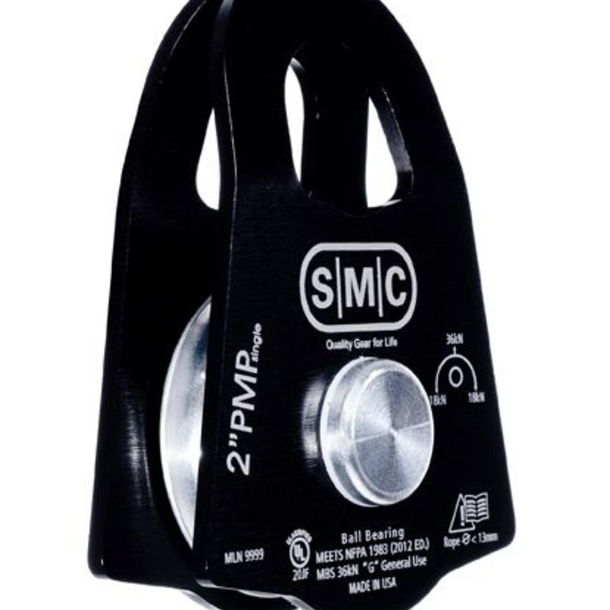 SMC 2" Single Aluminum Prusik Minding Pulley "PMP"