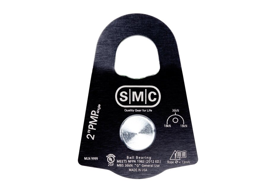 SMC 2" Single Aluminum Prusik Minding Pulley "PMP"