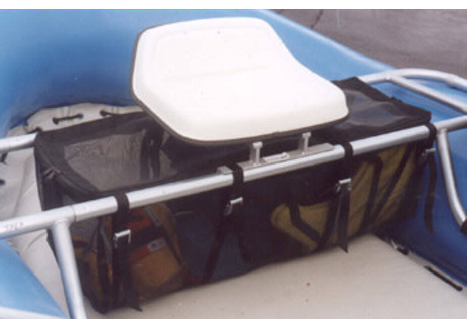 Whitewater Designs Mesh Drop Box Zippered Top Open