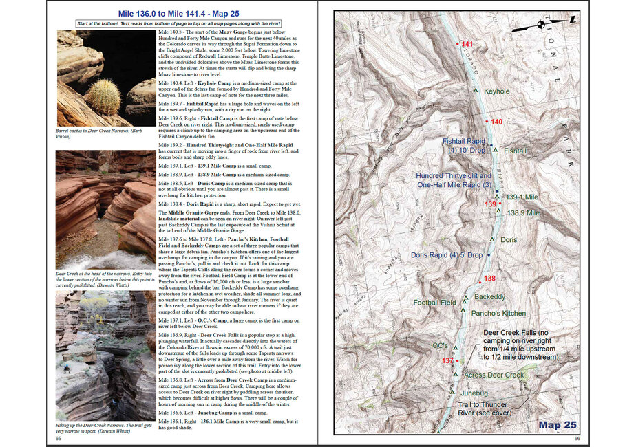 RiverMaps Colorado River in the Grand Canyon 8th Ed. Guide Book