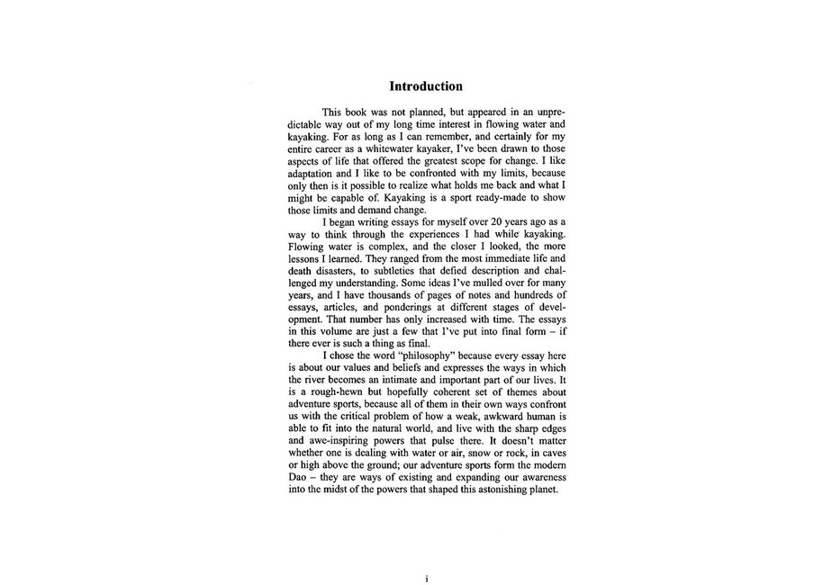 Whitewater Philosophy Book