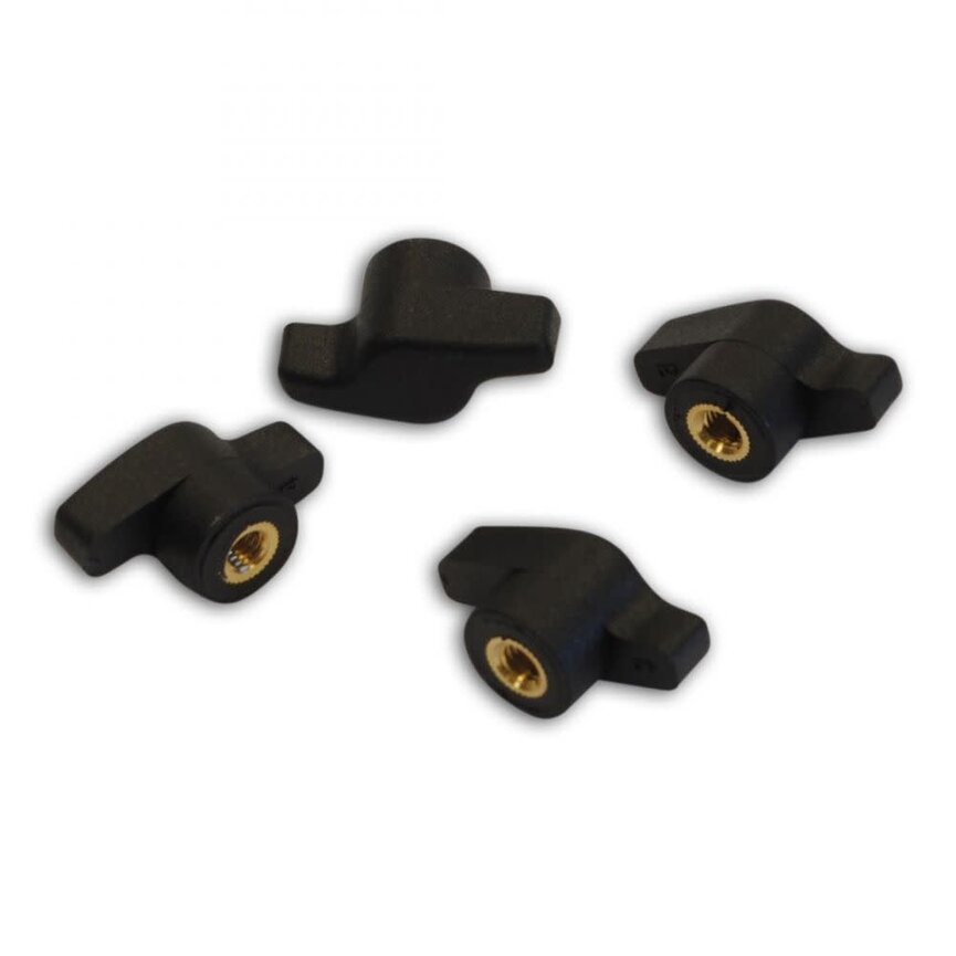 Pyranha Brass Centerd Wingnuts 4 Pack