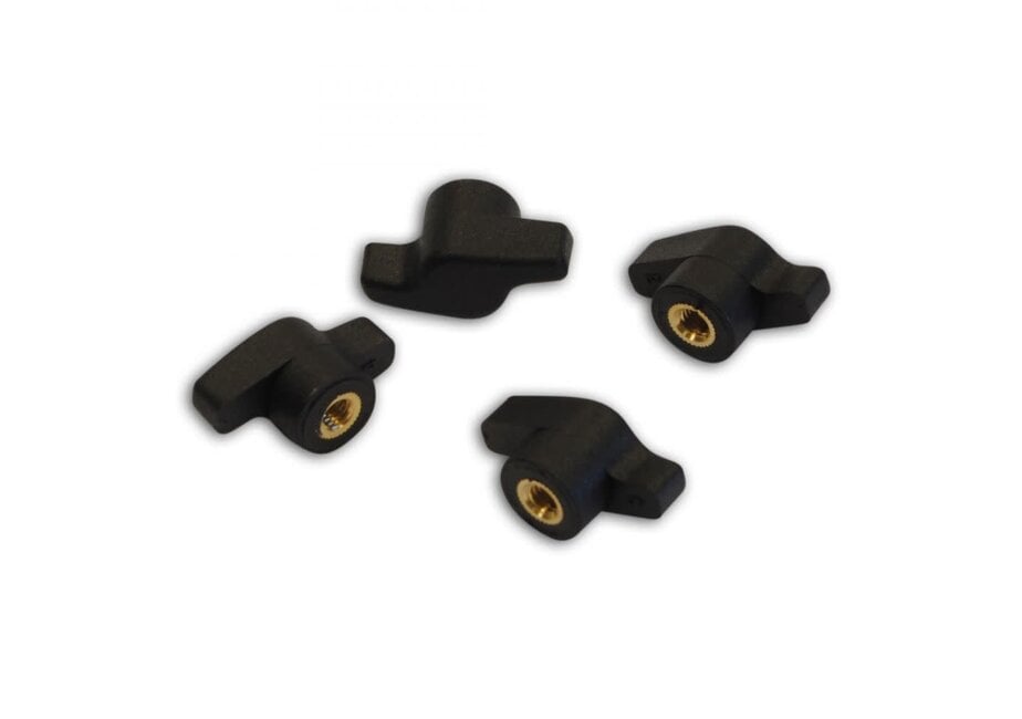 Brass Centerd Wingnuts 4 Pack