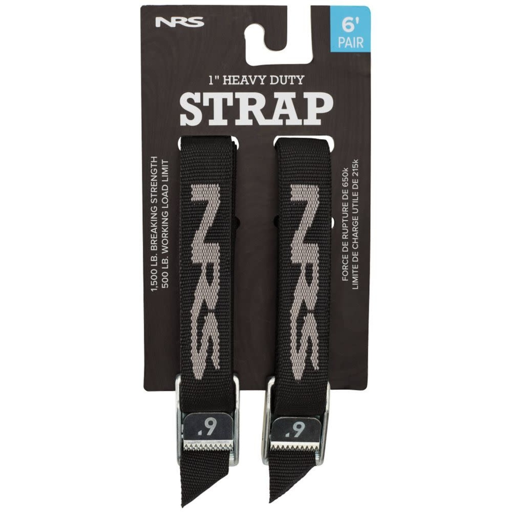 NRS NRS 1" HD Tie-Down Straps Stealth Black