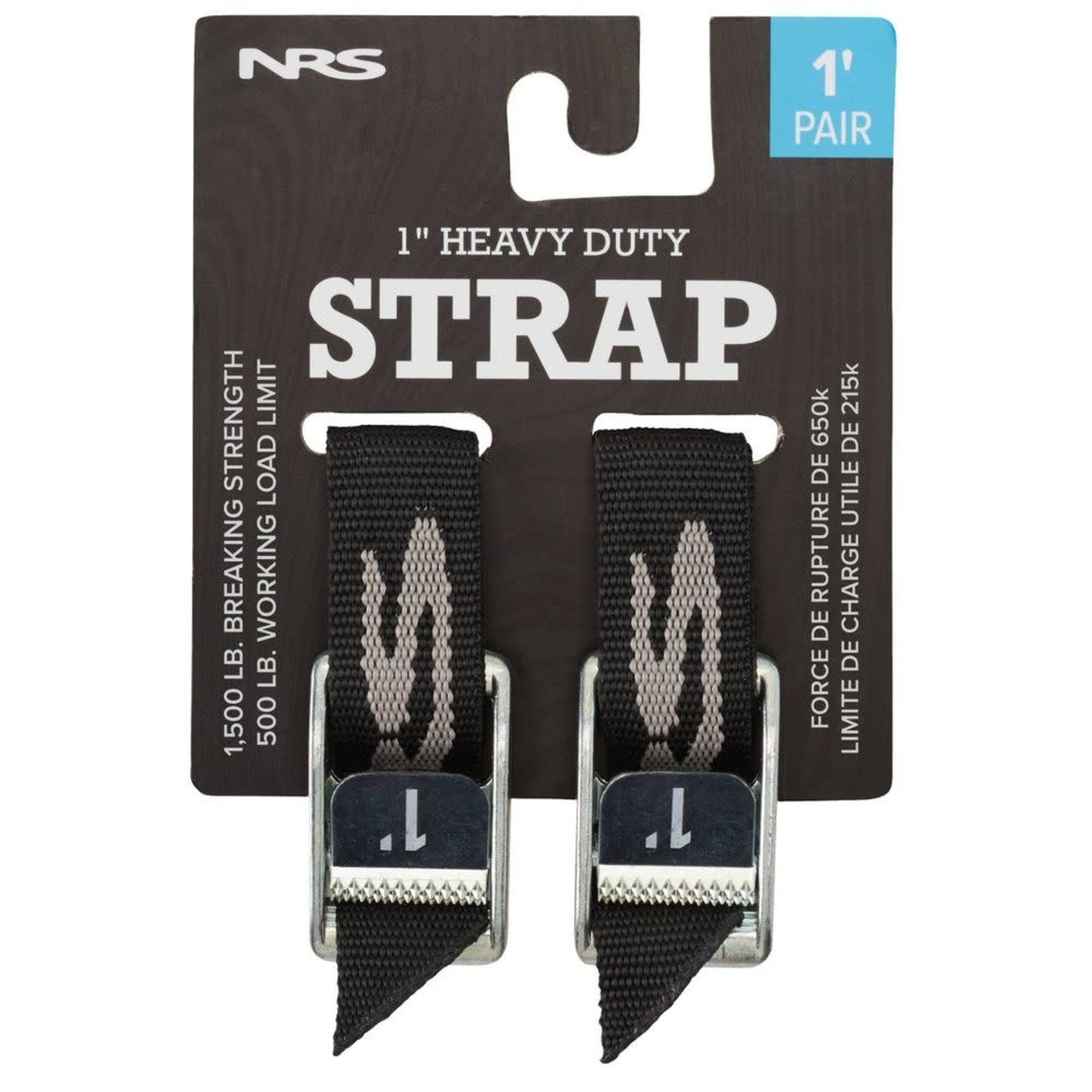 NRS NRS 1" HD Tie-Down Straps Stealth Black