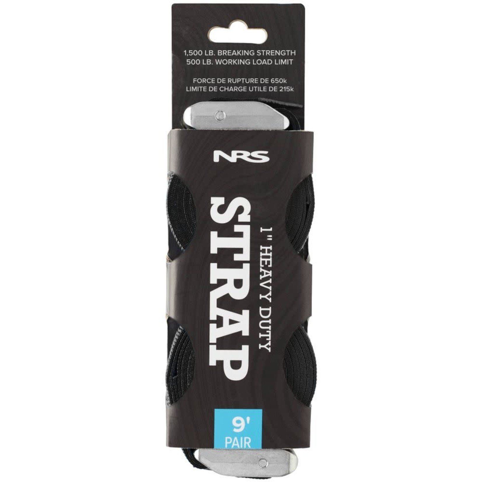 NRS NRS 1" HD Tie-Down Straps Stealth Black