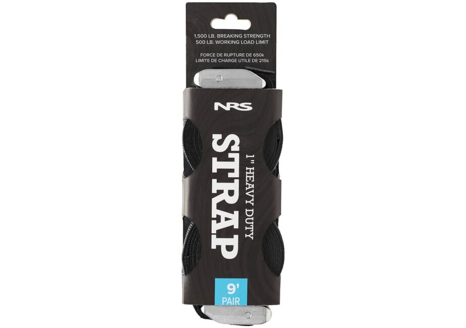 NRS 1" HD Tie-Down Straps Stealth Black