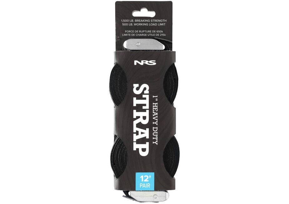 NRS 1" HD Tie-Down Straps Stealth Black
