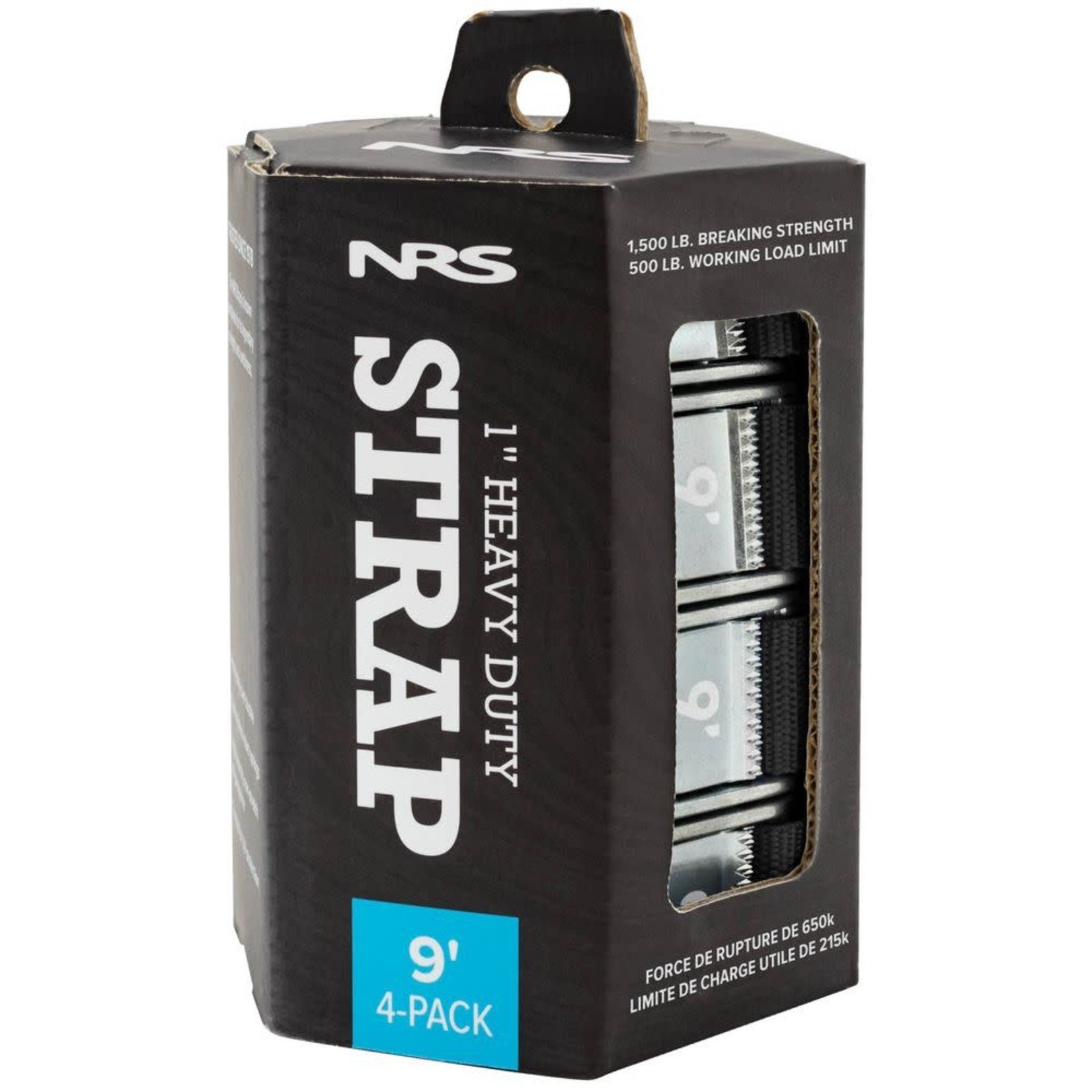 NRS NRS 1" HD Tie-Down Straps Stealth Black