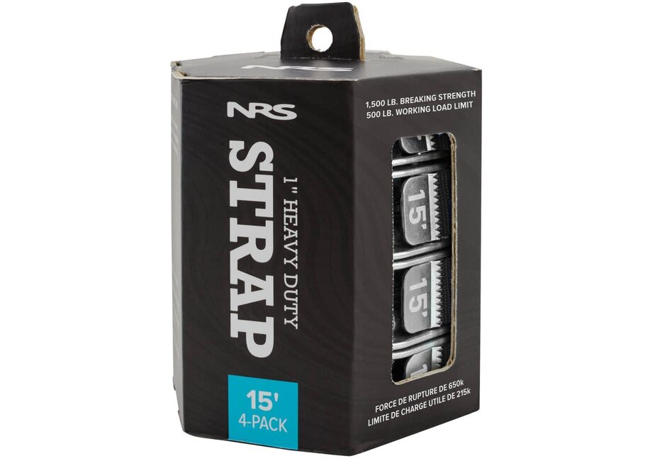 NRS 1" HD Tie-Down Straps Stealth Black