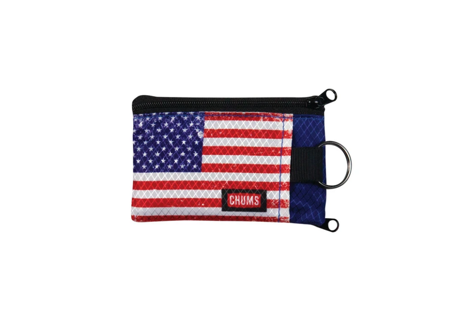 American Flag Chums Surfshorts Wallet