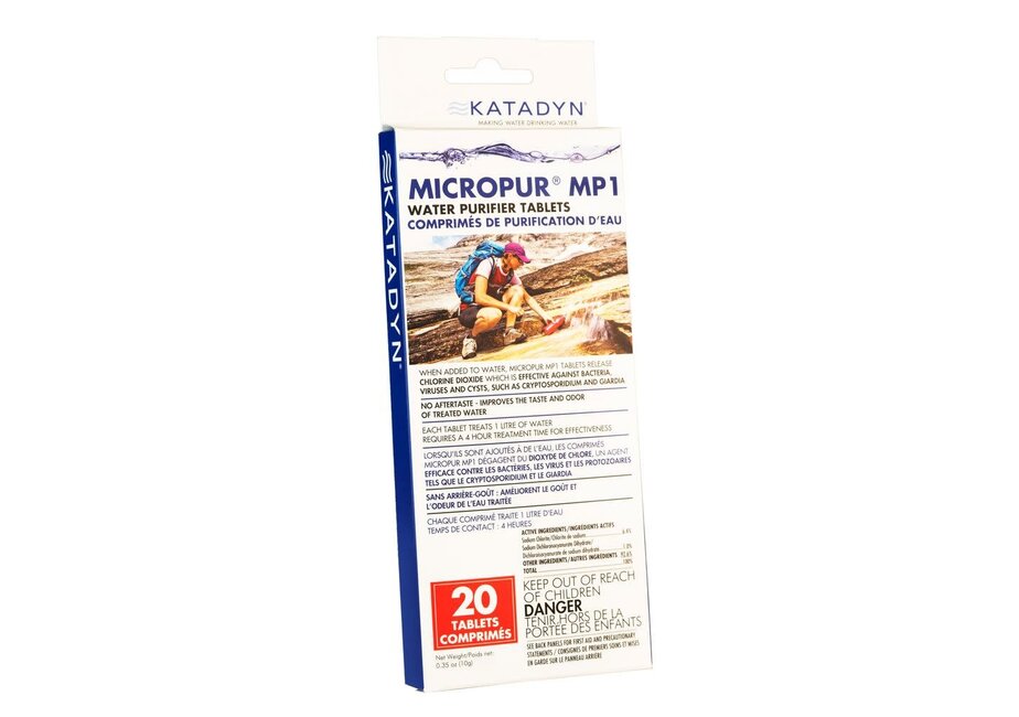 Katadyn Micropur MP1 Water Purifier Tablets