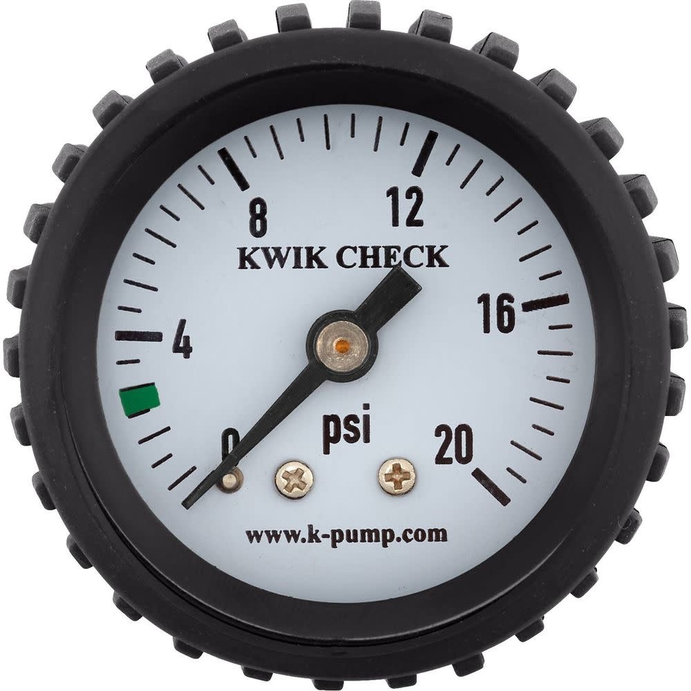KPump Kwik Check Standard Pressure Gauge Utah Whitewater Gear
