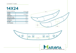 Maravia Cataraft 14x24