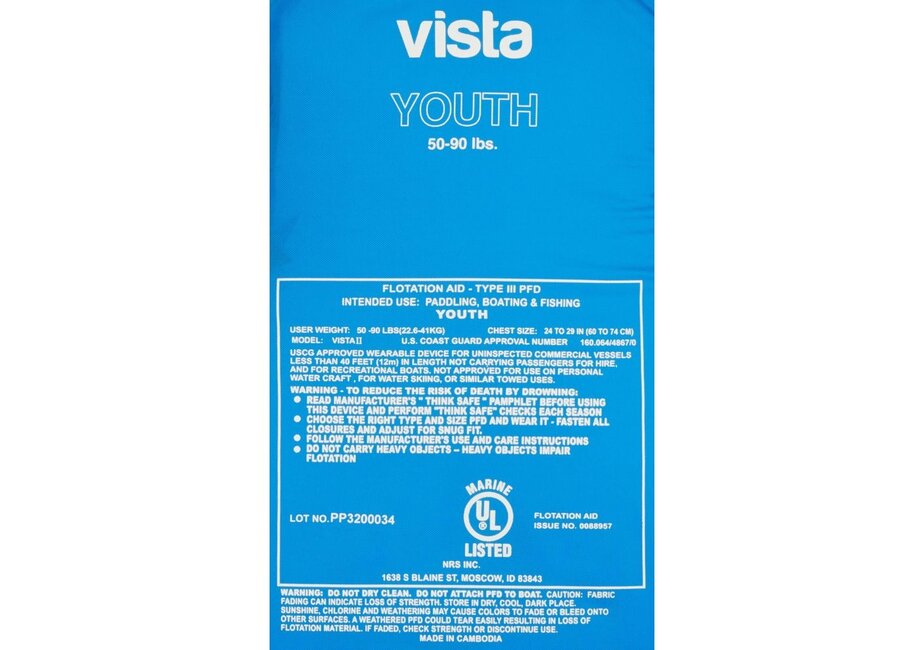 NRS Vista Youth PFD