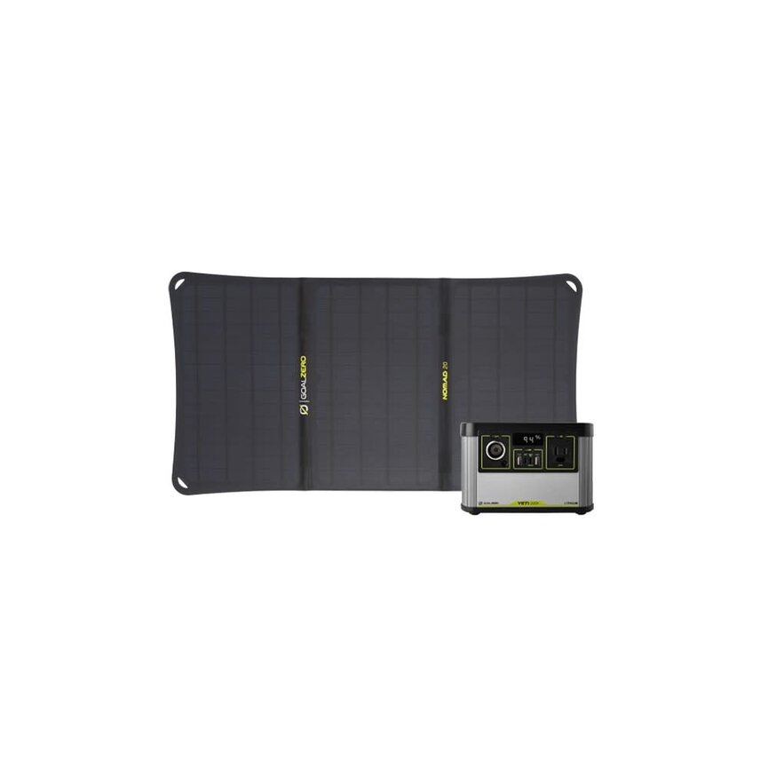 GOAL ZERO Yeti 200X Portable Power Station + Nomad 20 Solar Kit