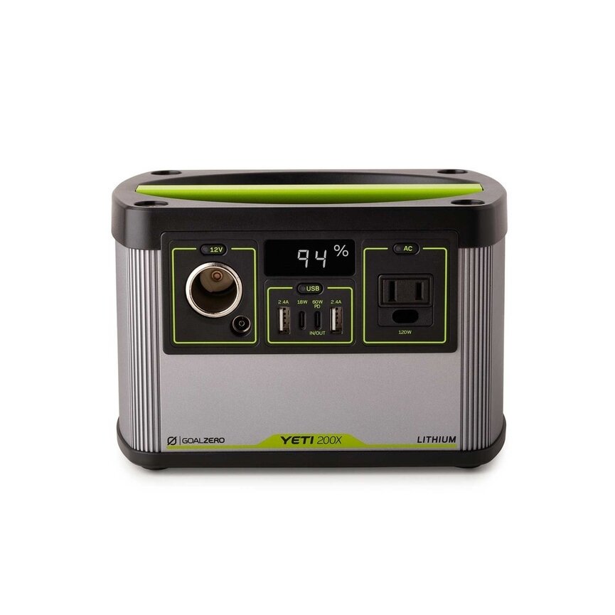 GOAL ZERO Yeti 200X Portable Power Station + Nomad 20 Solar Kit