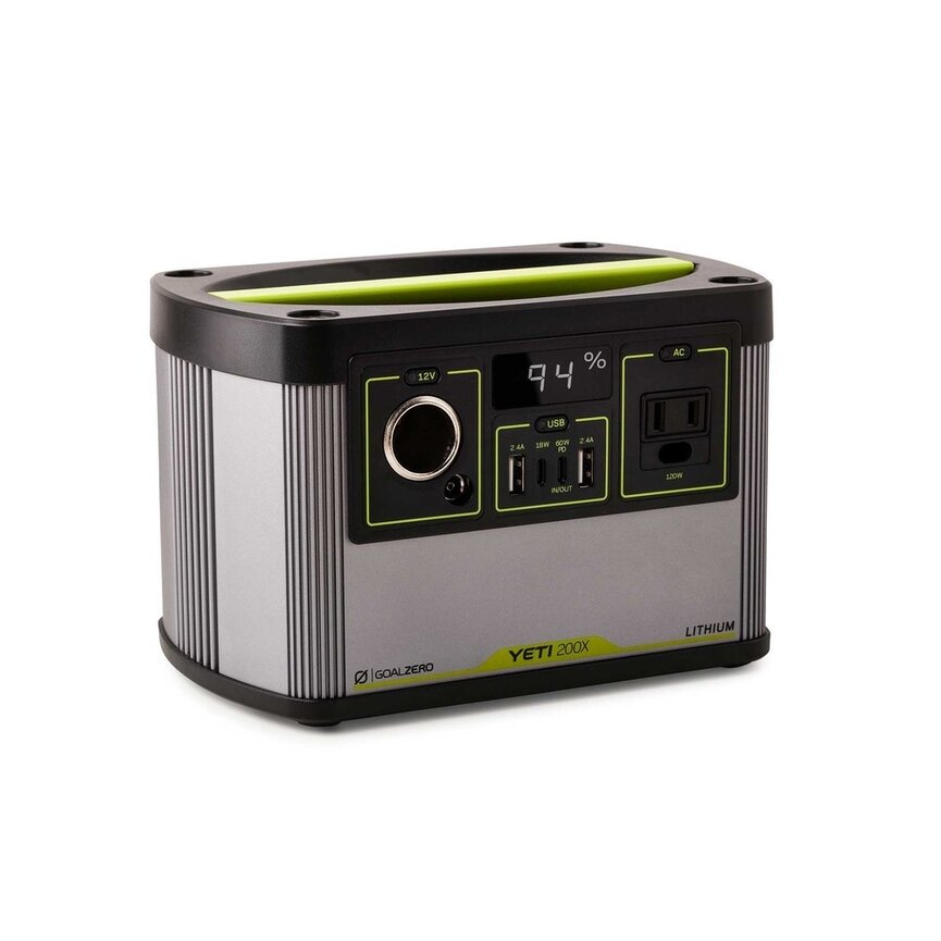 GOAL ZERO Yeti 200X Portable Power Station + Nomad 20 Solar Kit