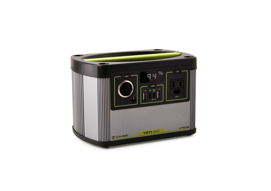 GOAL ZERO Yeti 200X Portable Power Station + Nomad 20 Solar Kit