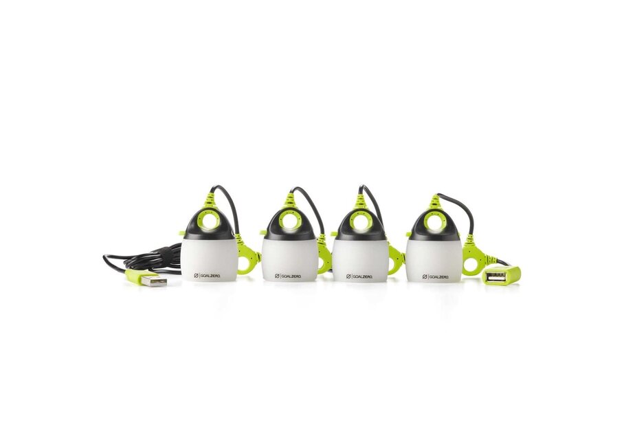 GOAL ZERO Light-A-Life Mini 4-Pack With Shades