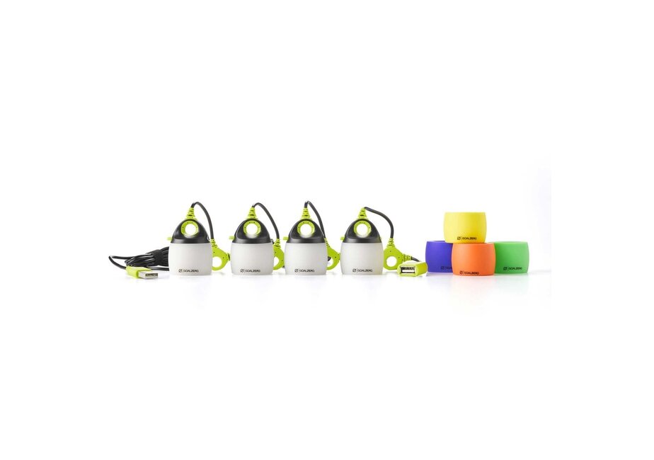 GOAL ZERO Light-A-Life Mini 4-Pack With Shades