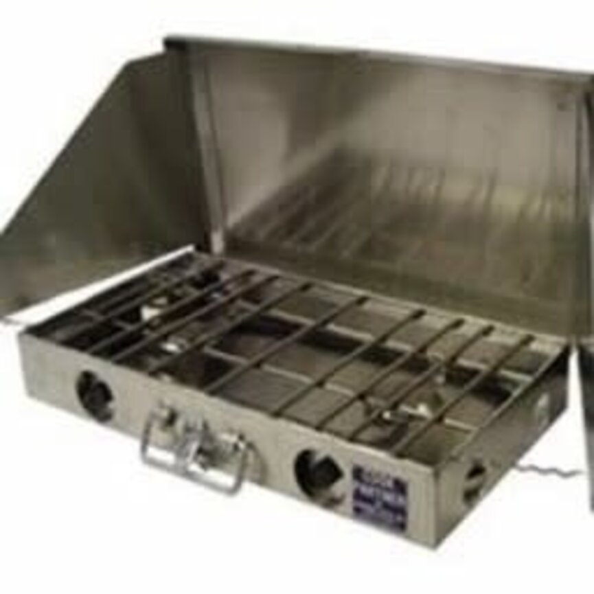 Partner Steel 2 Burner 22" Cook Partner Stove with Windscreen