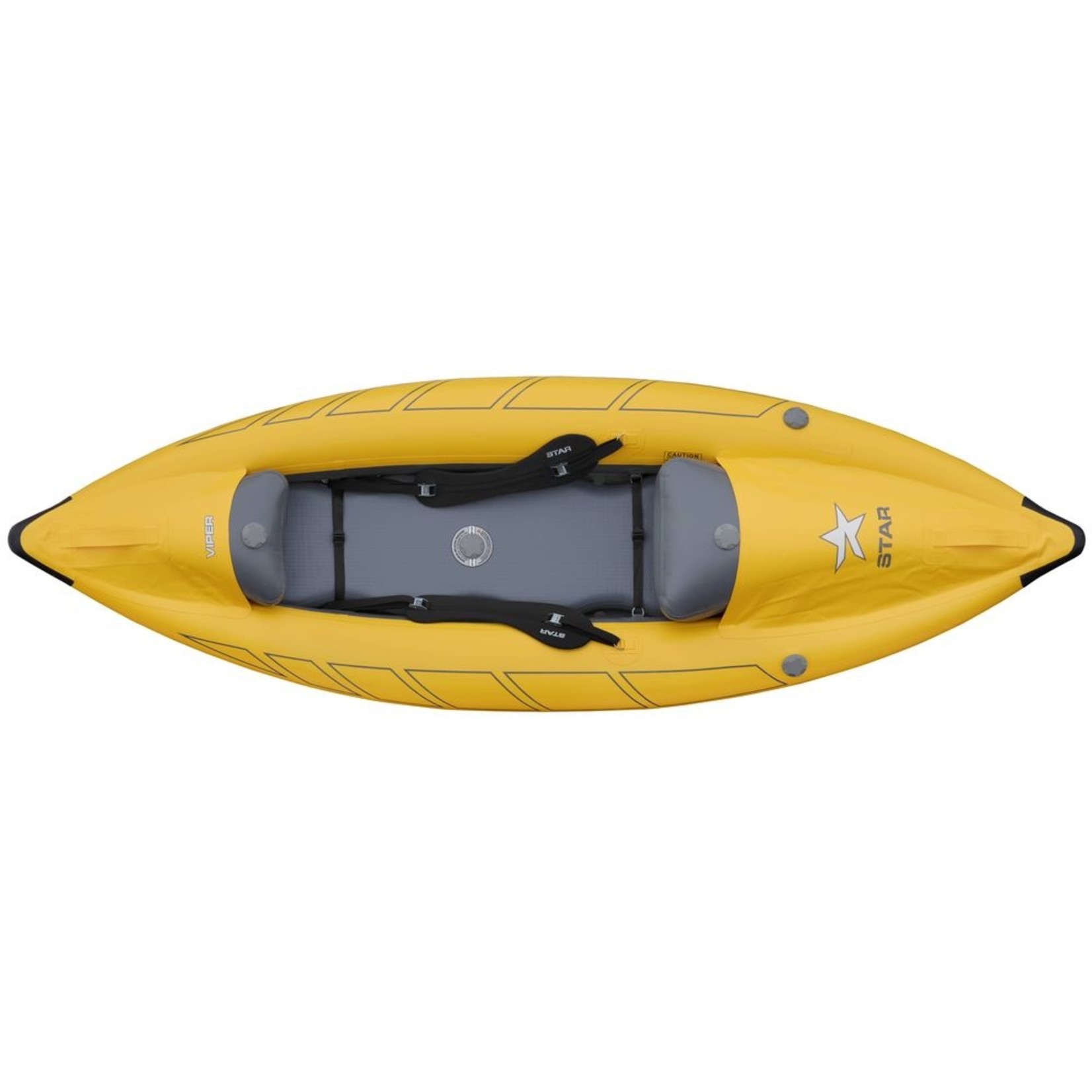 Star Viper Inflatable Kayak - Red