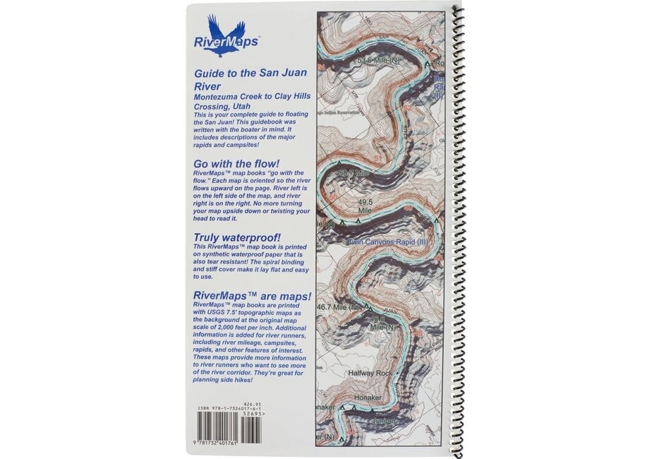 RiverMaps San Juan River 4th Edition Guide Book