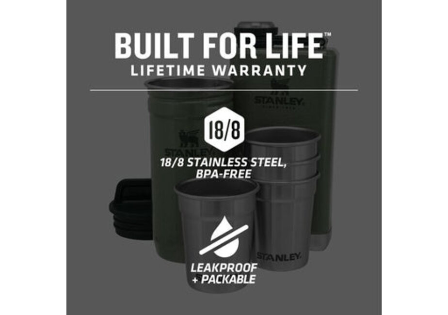 Stanley Adventure Pre-Party Shot Glass + Flask Set