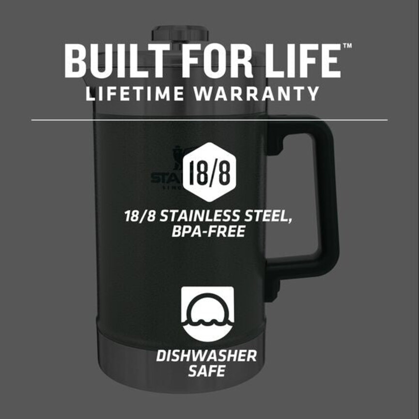 Stanley Classic Brew French Press 48 OZ