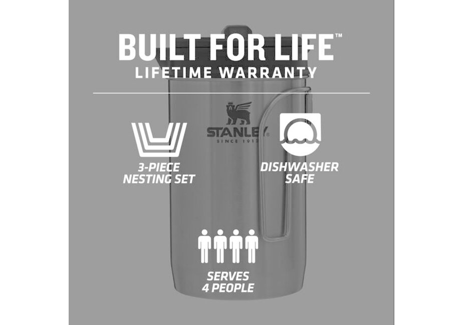 Stanley Adventure All-In-One Boil + Brew French Press 32 OZ