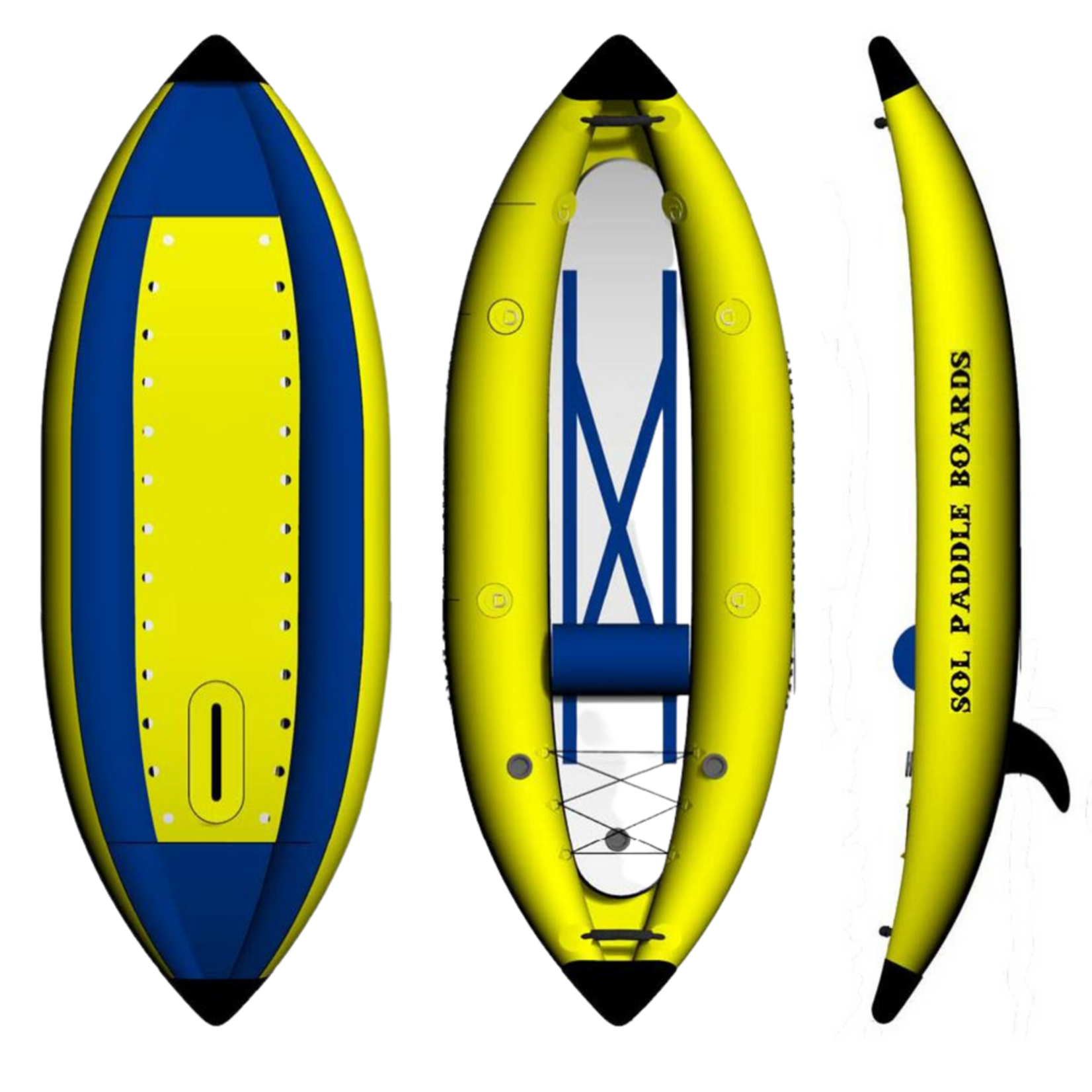 SOLshine SOLuno GalaXy Single Inflatable Kayak