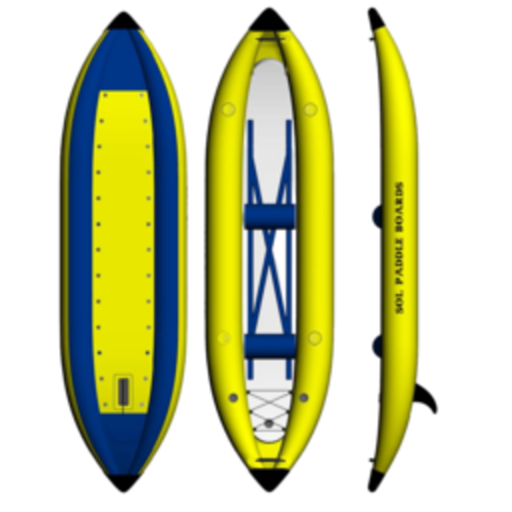 SOLshine SOLduo GalaXy Double Inflatable Kayak