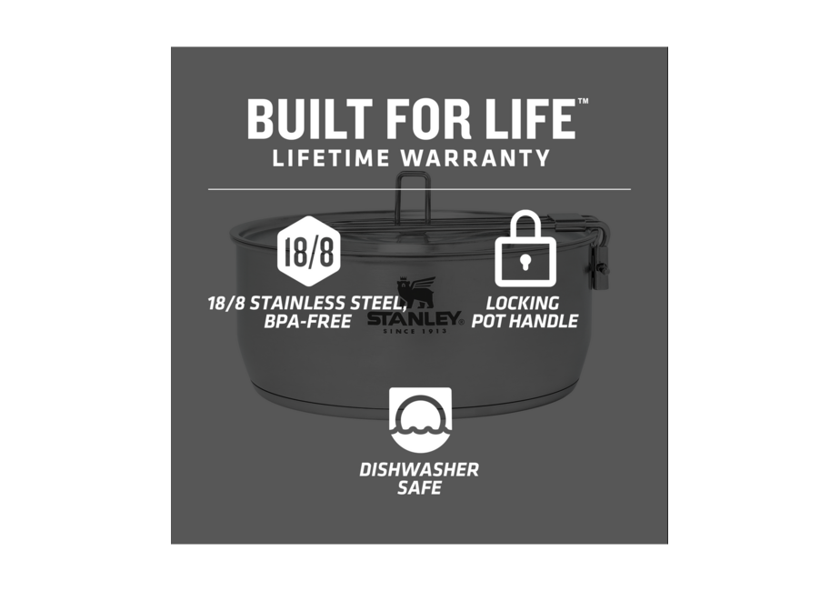 Stanley Adventure Even-Heat Essential Pot Set  | 1.9 QT