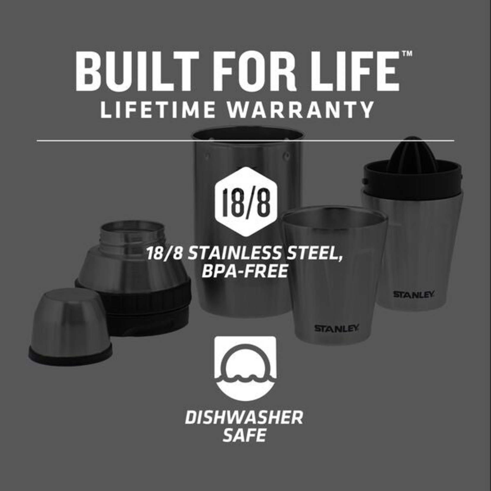 STANLEY ADVENTURE HAPPY HOUR COCKTAIL SHAKER SET