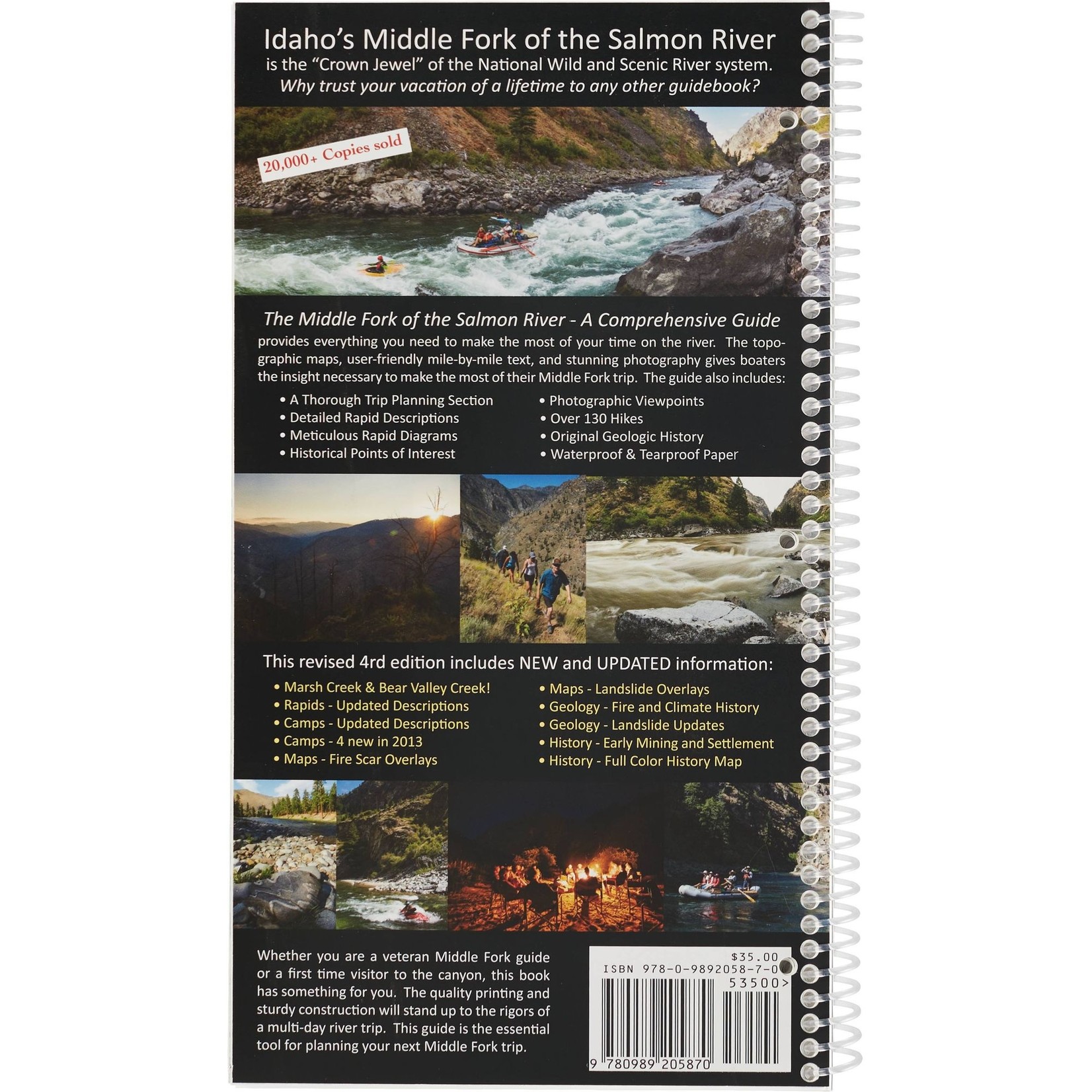 Matt Leidecker Middle Fork of the Salmon River Guide Book 5th Ed.