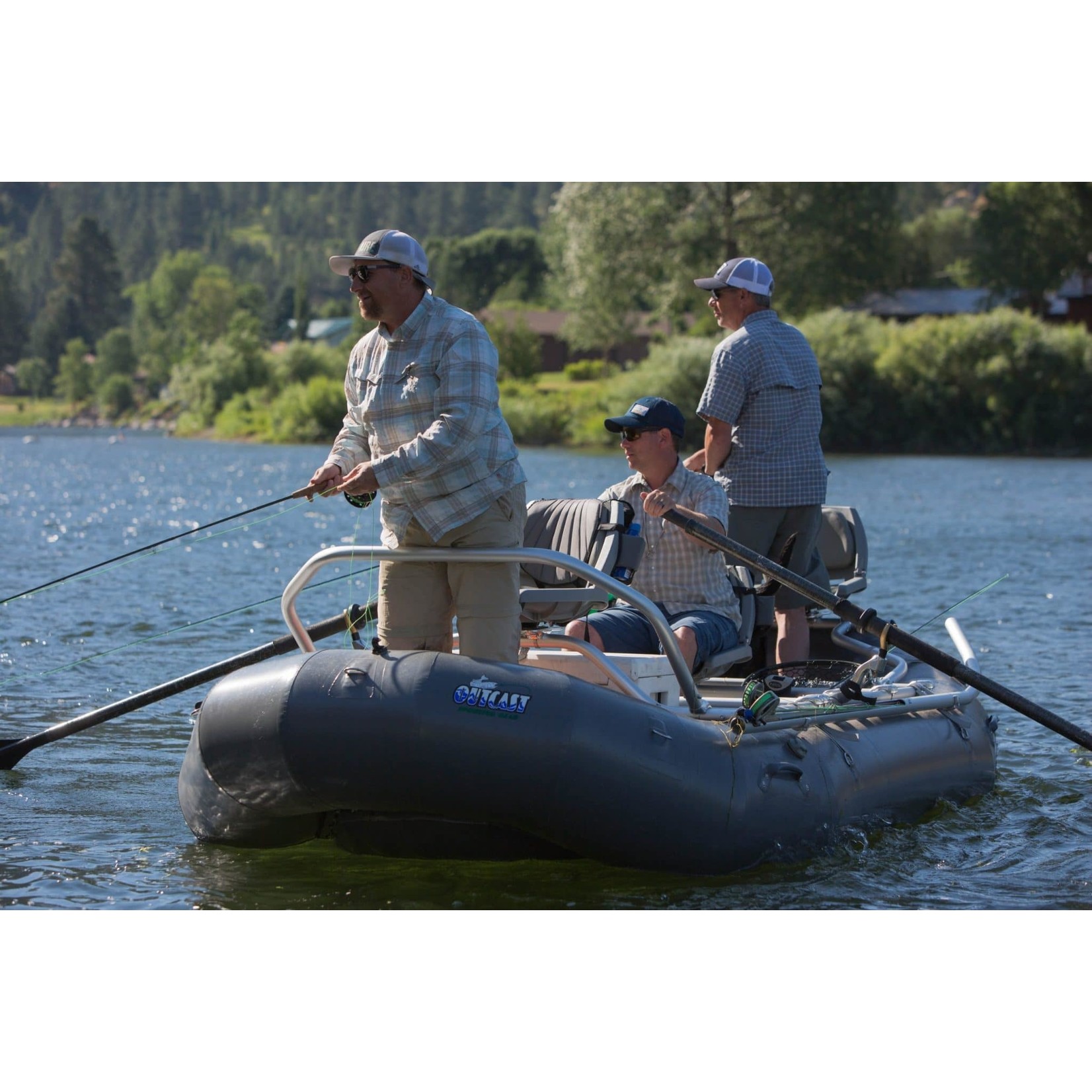 Outcast PAC 1200 Pontoon: Inflatable Fly Fishing Float Tubes