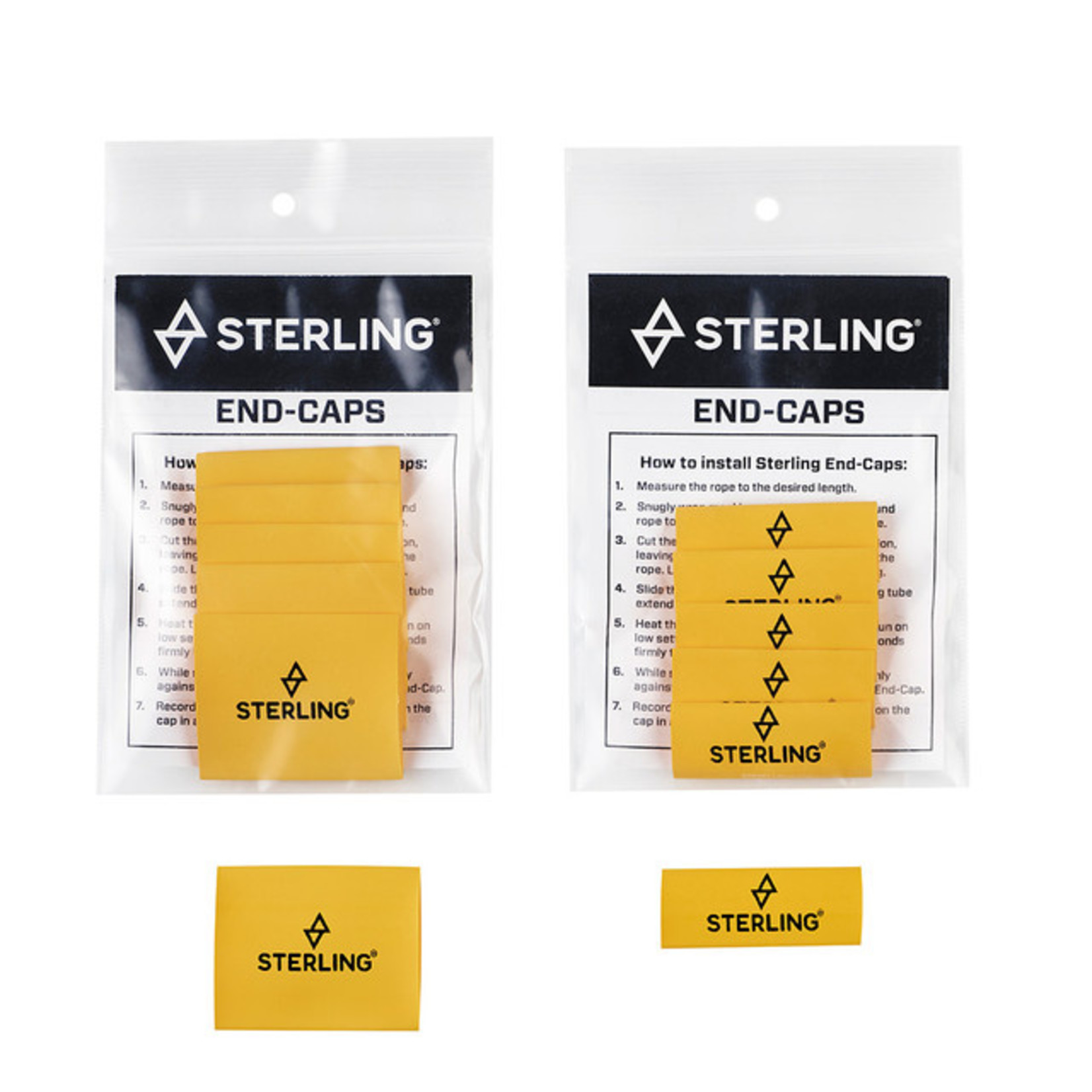 Sterling Sterling Rope End Labels