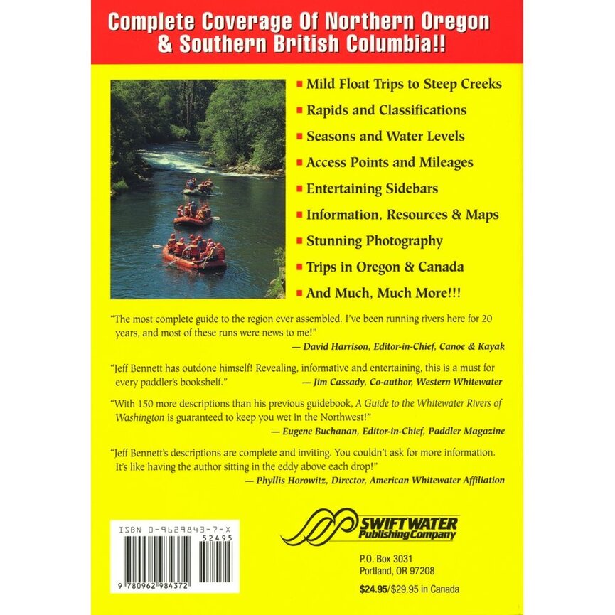 Guide to Whitewater Rivers in Washington Book