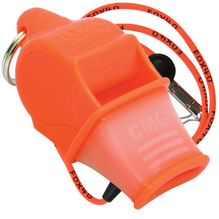 Fox 40 Sonik Blast CMG Whistle w/Lanyard